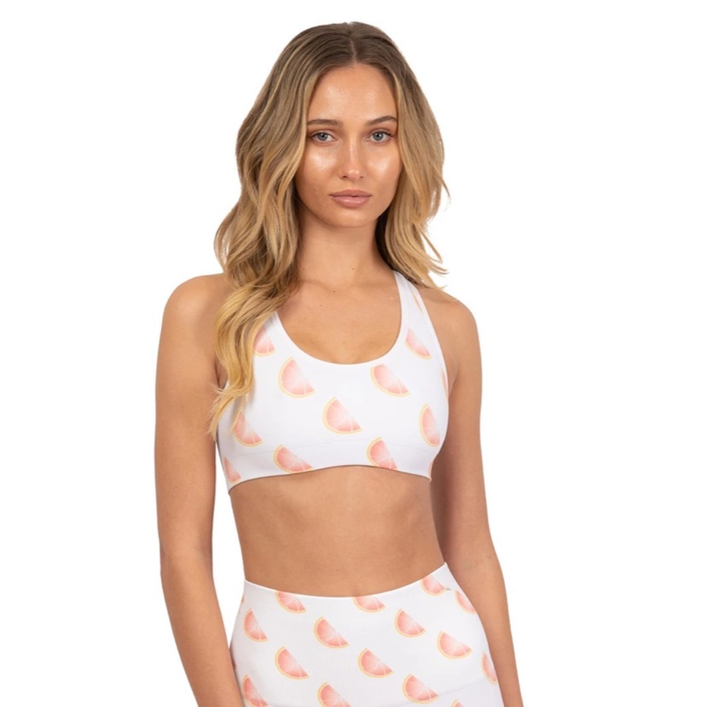 Morgan Stewart Sport Grapefruit Sports Bra